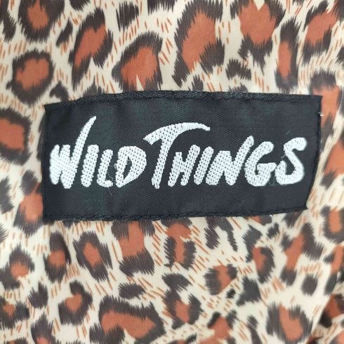 ワイルドシングス WILD THINGS PRIMALOFT プリマロフト レオパード柄 総柄 リバーシブル 中綿 ベスト レディース import:XS