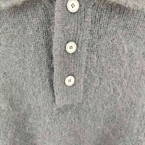 スタジオニコルソン STUDIO NICHOLSON DUNE 3GG CROPPED POLO SHIRT メンズ S