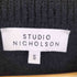 スタジオニコルソン STUDIO NICHOLSON DUNE 3GG CROPPED POLO SHIRT メンズ S