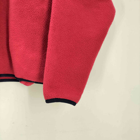 ザノースフェイス THE NORTH FACE 90S 日本製 旧タグ ロゴ 刺繍 スナップT プルオーバー フリース レディース import:M