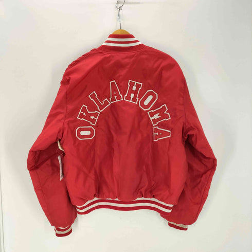 バーディー Birdie 70-80S USA製 Sooners ロゴ スタジアム ジャケット スタジャン メンズ import:L