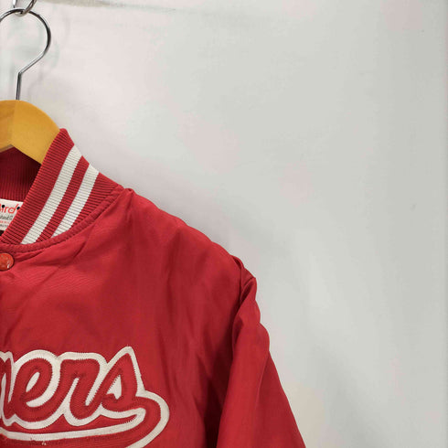 バーディー Birdie 70-80S USA製 Sooners ロゴ スタジアム ジャケット スタジャン メンズ import:L