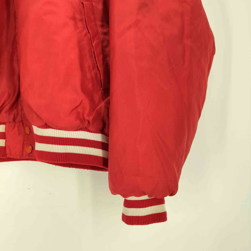 バーディー Birdie 70-80S USA製 Sooners ロゴ スタジアム ジャケット スタジャン メンズ import:L