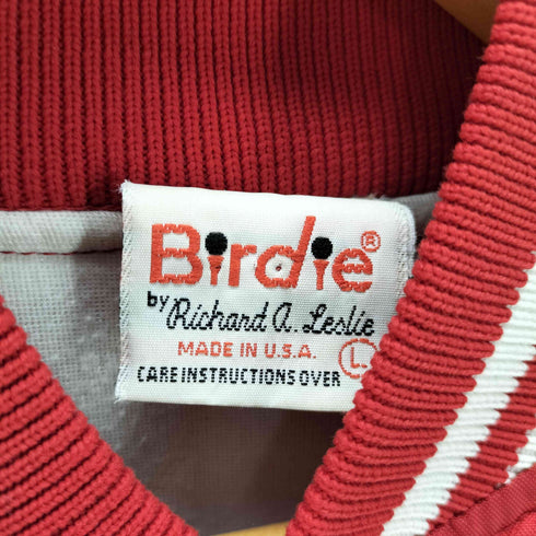 バーディー Birdie 70-80S USA製 Sooners ロゴ スタジアム ジャケット スタジャン メンズ import:L
