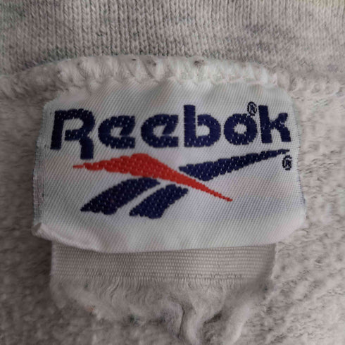 リーボック Reebok 90S ロゴ刺繍 クルーネックスウェット レディース