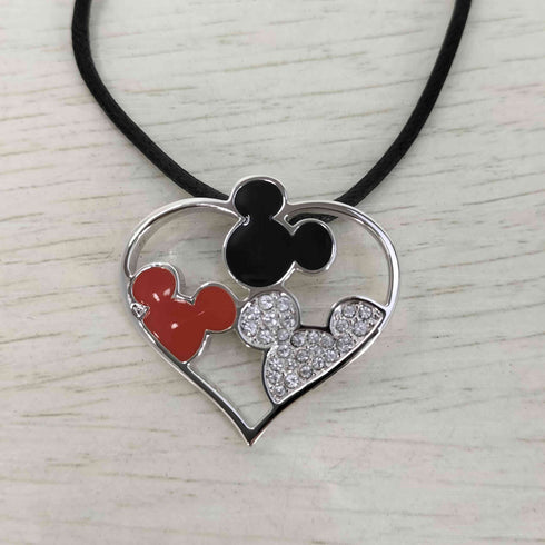 スワロフスキー SWAROVSKI キャラクター ハート ネックレス レディース