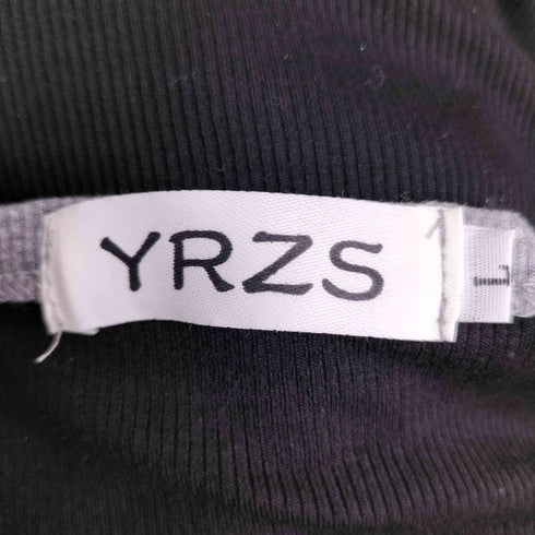 YRZS リボンデザイン ヘンリネック カットソー レディース import:L