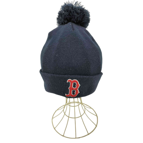 ニューエラ NEW ERA MLB ベースボール チーム ロゴ 刺繍 ワッチ キャップ ボンボン ニット キャップ メンズ