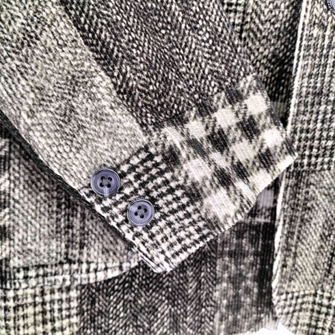 ビームスプラス BEAMS+ コーデュロイ パッチワークプリント 3ボタンジャケット メンズ