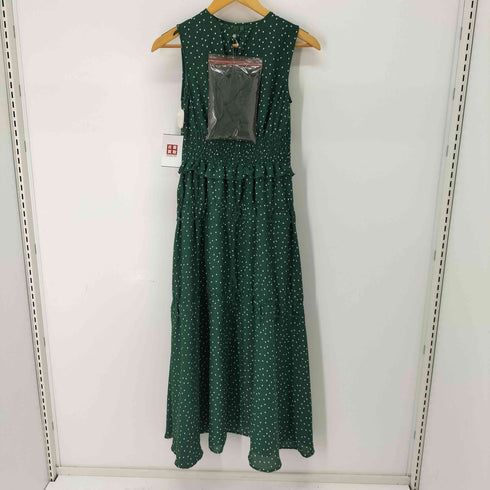 ミラオーウェン Mila Owen ウエストシャーリングドットワンピース レディース JPN:0