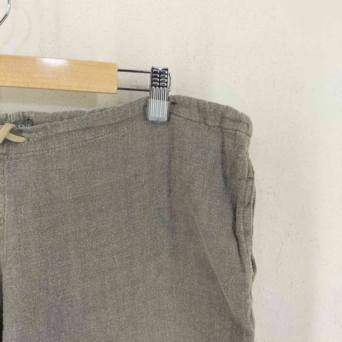 INDUSTRIA イタリア製 リネン ドローコード パンツ メンズ 50