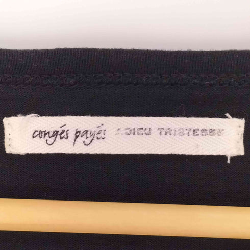 コンジェペイエアデュートリステス conges payes ADIEU TRISTESSE コットンリネン フレアワンピース レディース