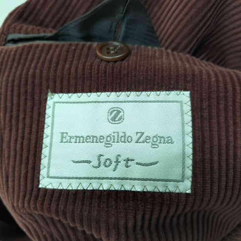 エルメネジルドゼニア Ermenegildo Zegna コーデュロイ4Bテーラードジャケット メンズ EUR:52