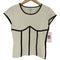 メルトザレディ Melt the lady contrast corset line tops レディース FREE