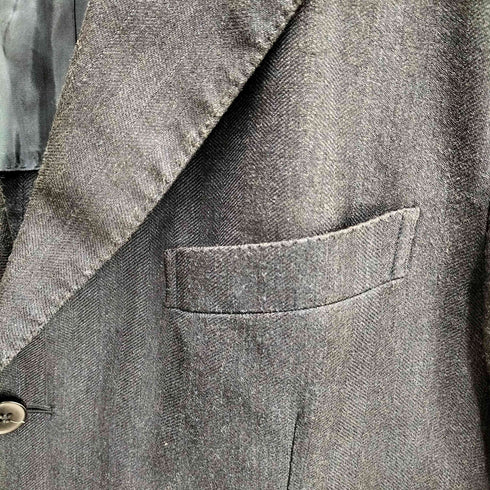 エルメネジルドゼニア Ermenegildo Zegna シルク混3Bテーラードジャケット メンズ EUR:52