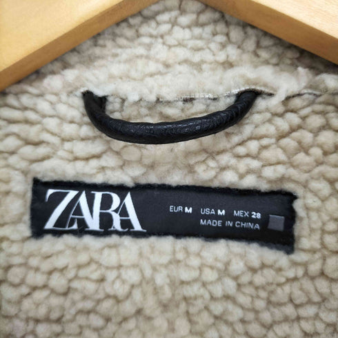 ザラ ZARA ダブルフェイス ショートジャケット レディース import:M