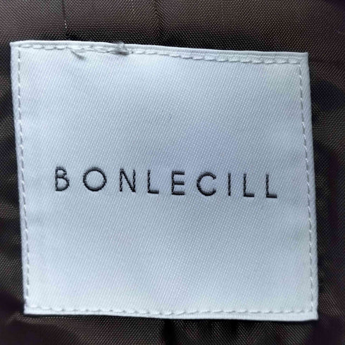ボンルシール BONLECILL シャギースタンドカラーコクーンミドルコート レディース FREE