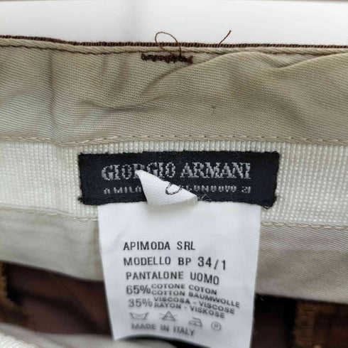 ジョルジオアルマーニ Giorgio Armani 2タックスラックスパンツ メンズ EUR:50