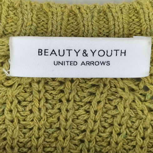 ビューティーアンドユースユナイテッドアローズ BEAUTY & YOUTH UNITED ARROWS BY 畦ボリュームスリーブ ショートニットカーディガン レディース