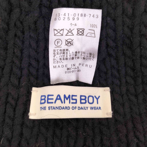 ビームスボーイ BEAMS BOY 2トーン イヤー キャップ レディース