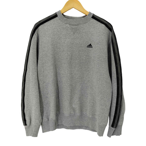 アディダス adidas 00s 国旗タグ スリーストライプ スウェット メンズ import:L