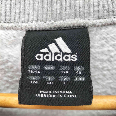 アディダス adidas 00s 国旗タグ スリーストライプ スウェット メンズ import:L