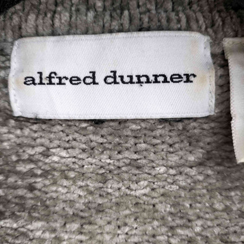アルフレッドダナー ALFRED DUNNER アクリルケーブルニットジップアップカーディガン レディース JPN:L