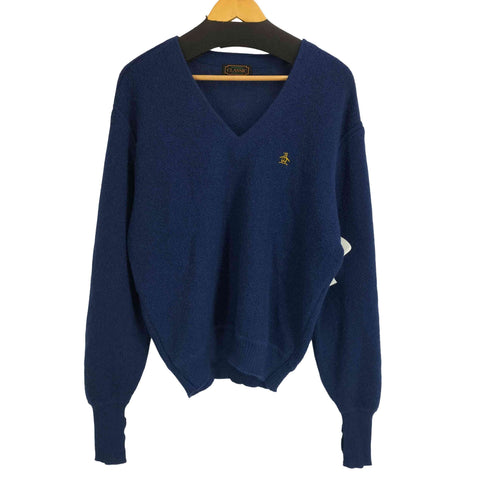 マンシングウェア GRANDSLAM MUNSINGWEAR ワンポイント刺繍ウールVネックニット メンズ JPN:M