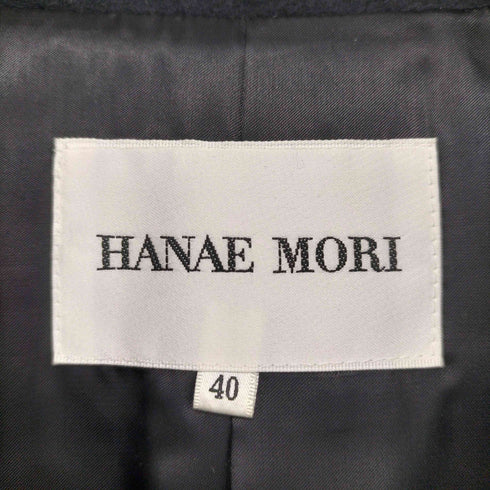 ハナエモリ HANAE MORI アンゴラシルク混 ウールコート レディース JPN:40