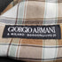 ジョルジオアルマーニ Giorgio Armani チェック柄切替リネンスーツベスト メンズ EUR:52