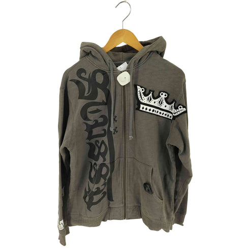 ステューシー Stussy 00S スカル ジップパーカー メンズ import:L