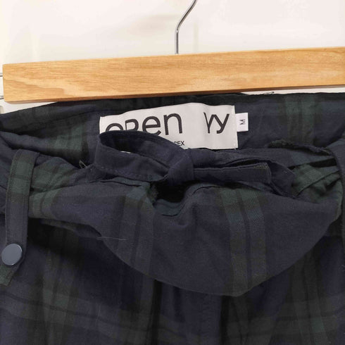 OPEN YY ロールドウェスト カーゴパンツ チェック メンズ JPN:M