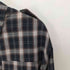 our h our レギュラーカラー エポレット チェック シャツ レディース import:S