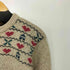 エディーバウアー Eddie Bauer 90s ロッキングホース ノルディック ウール ニット セーター レディース import:S