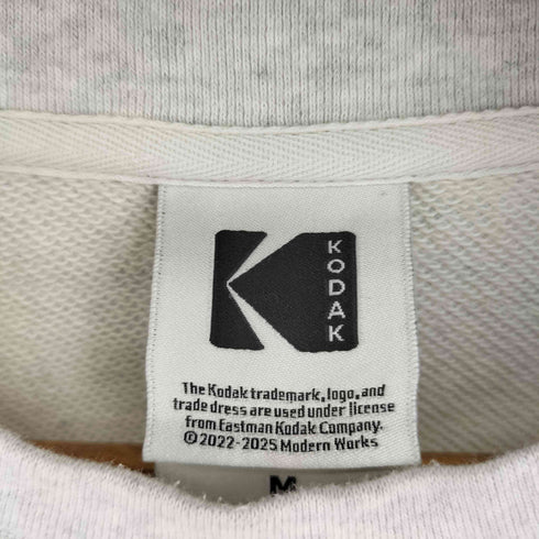 KODAK ロゴ刺繍 クロップド スウェット レディース import:M