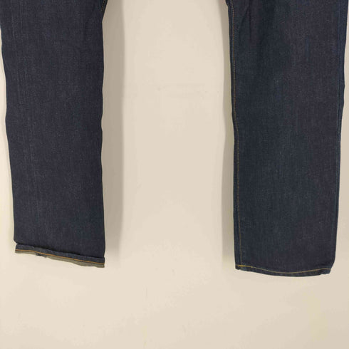 ポロラルフローレン POLO RALPH LAUREN メキシコ製 インディゴ 濃紺 スリムストレート デニム パンツ メンズ W34 L32