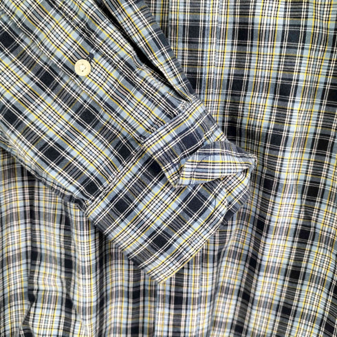 チャップス CHAPS チェック柄 L/S BDシャツ メンズ import:L