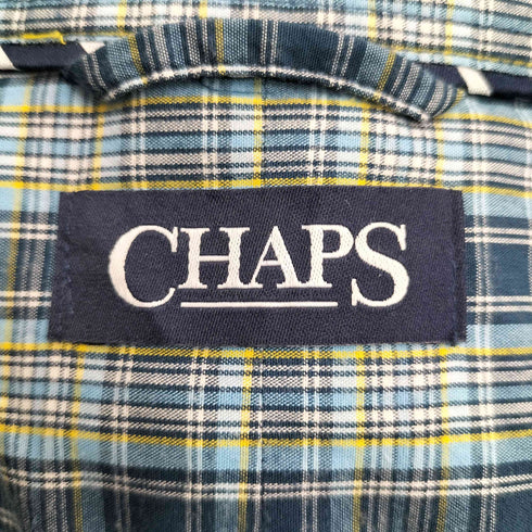 チャップス CHAPS チェック柄 L/S BDシャツ メンズ import:L