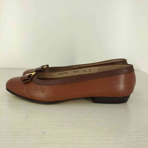 サルヴァトーレフェラガモ Salvatore Ferragamo VARA ヴァラリボン パンプス レディース 5 1/2