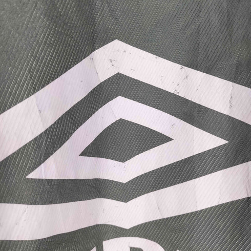 アンブロ UMBRO 90S フード収納 バックロゴ ドローコード ジップアップジャケット メンズ import:L
