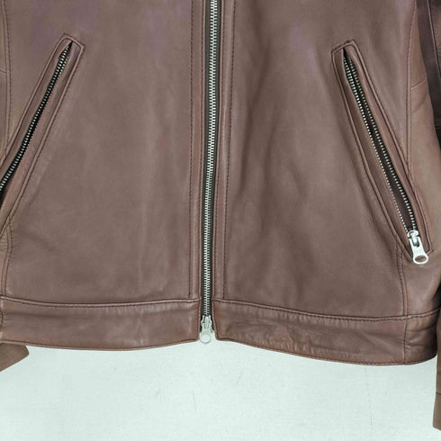 ビューティーアンドユースユナイテッドアローズ BEAUTY & YOUTH UNITED ARROWS シングルシープレザーライダースジャケット メンズ JPN:S