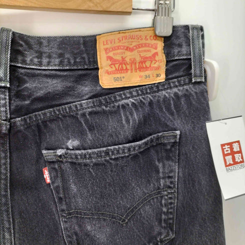 リーバイス Levis Levis 501 ボタン裏4649 ストレート ブラックデニム メンズ W34/L30