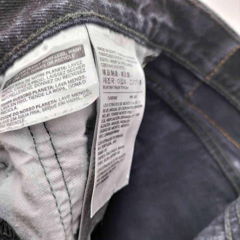 リーバイス Levis Levis 501 ボタン裏4649 ストレート ブラックデニム メンズ W34/L30