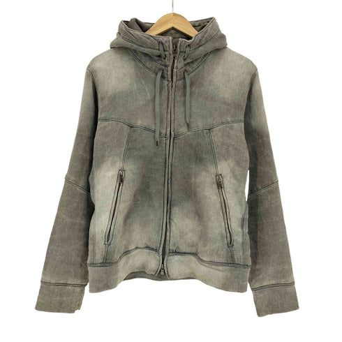 ヴォーギッシュ VOGUISH Gray washing 2way zip-up hoodie ウォッシング ジップアップフーディー メンズ JPN:M