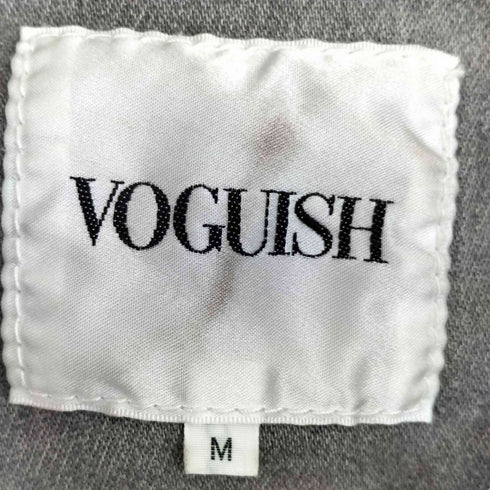 ヴォーギッシュ VOGUISH Gray washing 2way zip-up hoodie ウォッシング ジップアップフーディー メンズ JPN:M