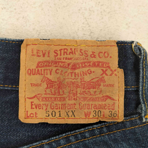 リーバイス Levis 501XX USA製 90s ビッグE ボタン裏555 ボタンフライデニムパンツ メンズ W30L36