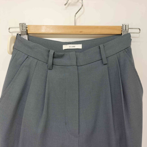 クラネ CLANE BASIC TUCK PANTS ベーシックタックパンツ レディース JPN:0
