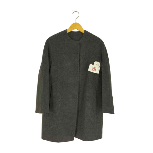 CORSO ROSSO イタリア製 ノーカラー ウールコート レディース EUR:40