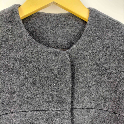 CORSO ROSSO イタリア製 ノーカラー ウールコート レディース EUR:40