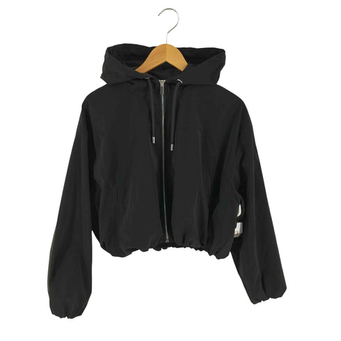 ザラ ZARA ゴム引きフード付きジャケット レディース L